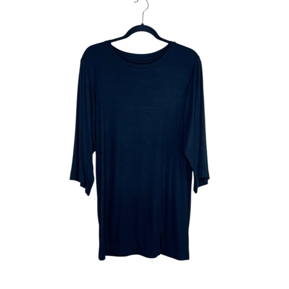 FREE-EST by Free People Wide Sleeve Shirt Dress in Black size Medium